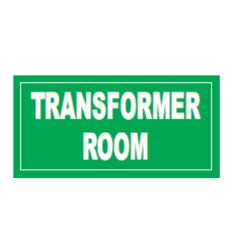 Usha Armour Transformer Room Signage, Size: 12 x 8 Inch
